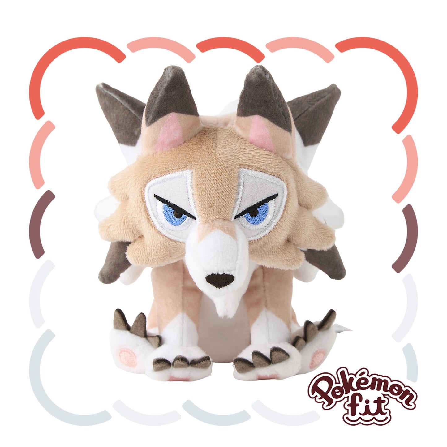 Lycanroc (Midday Form) Pokemon Fit Plush