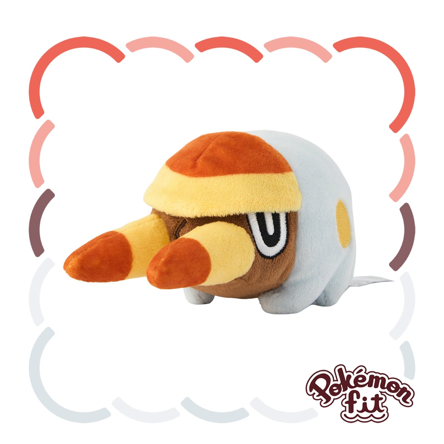 Grubbin Pokemon Fit Plush