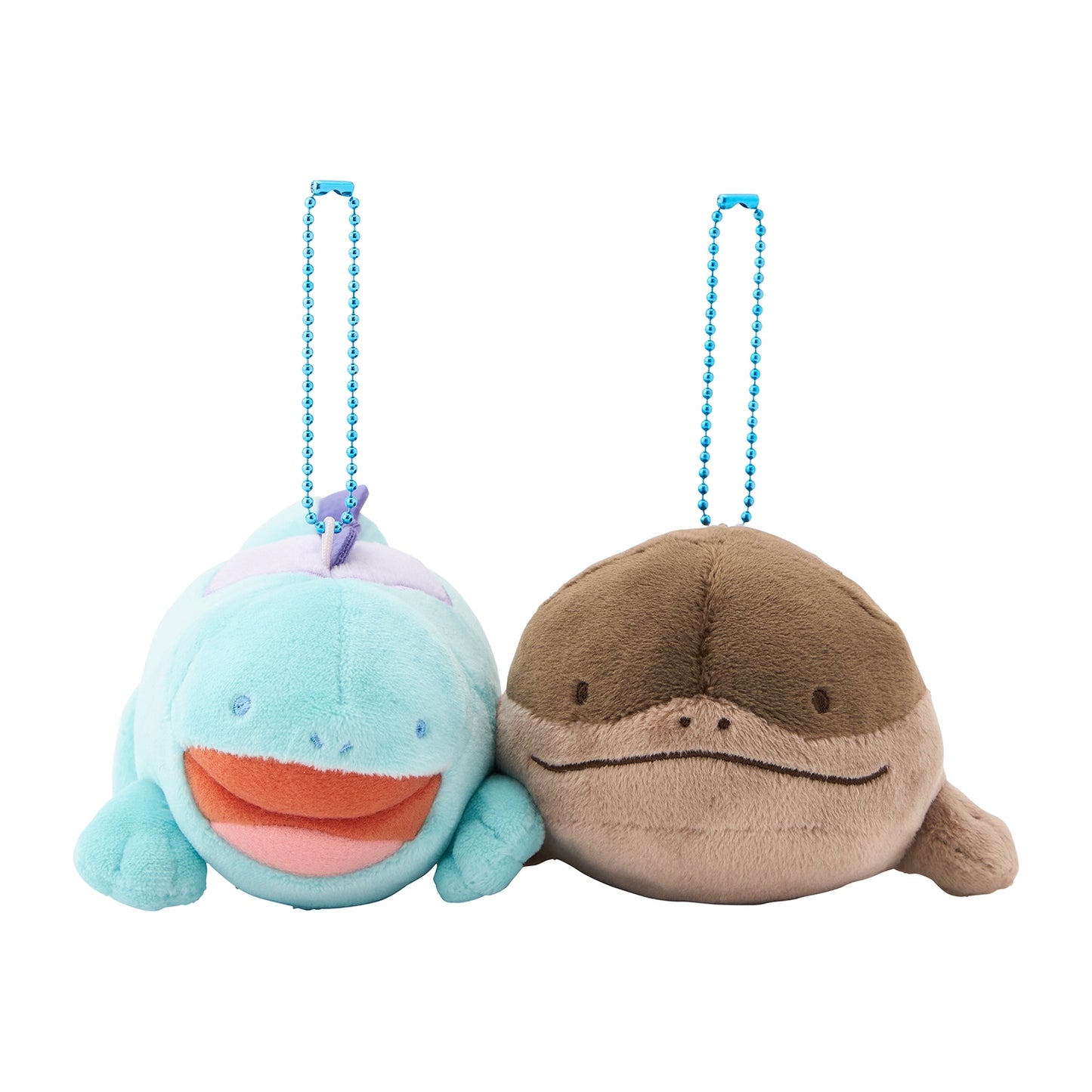Quagsire and Clodsire Magnetic Parallel Pairs Keychain Plush