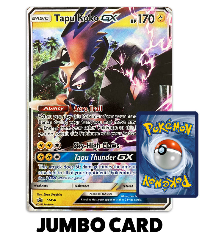 SM50 Tapu Koko GX Promo Jumbo Card – Poke Merch Market