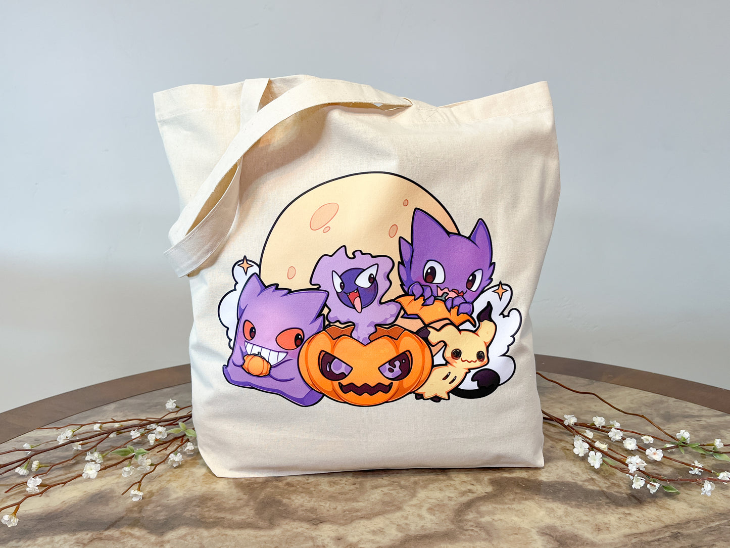 Halloween Ghost Squad Tote Bag