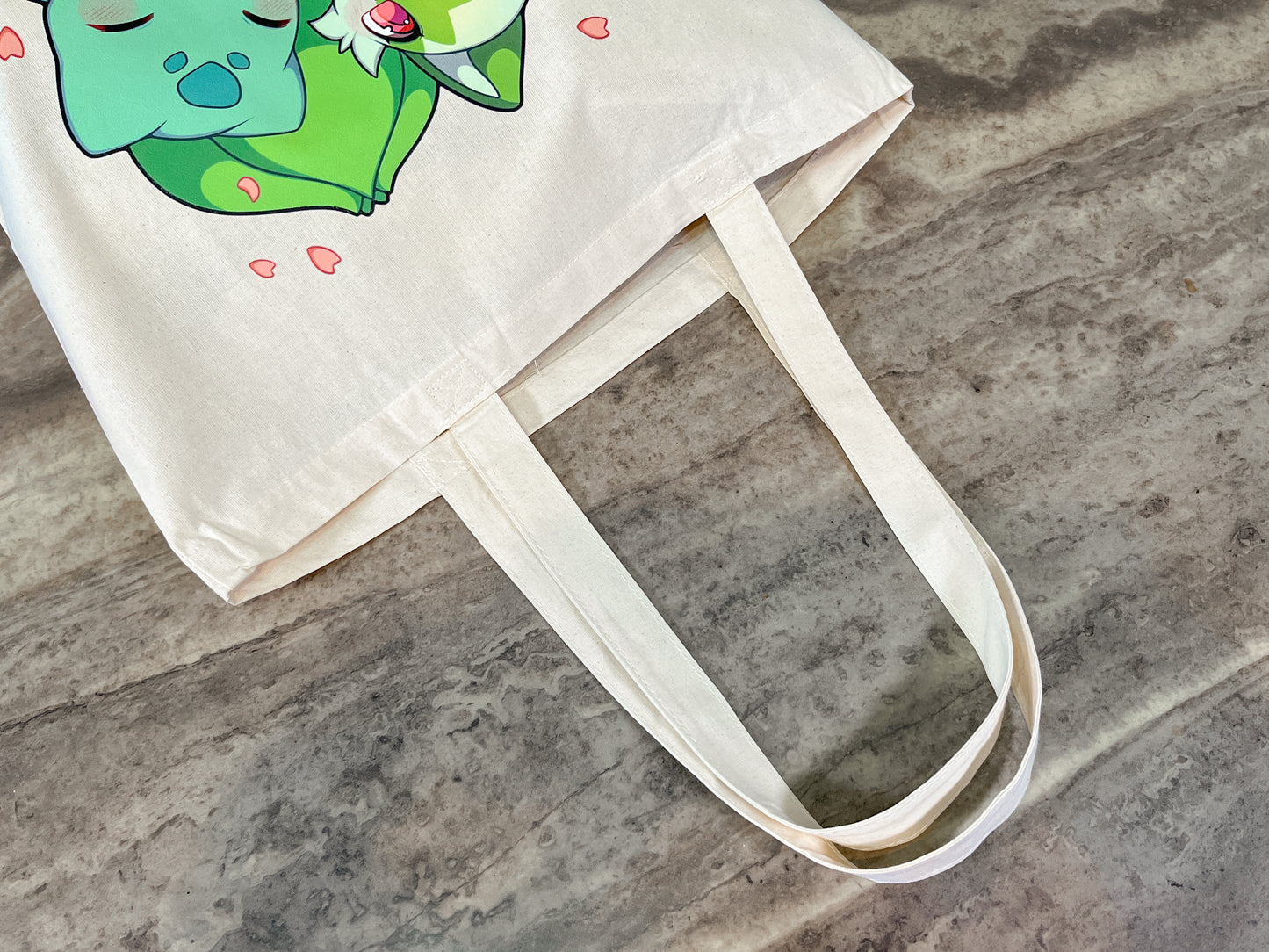 Sprigatito & Bulbasaur Tote Bag