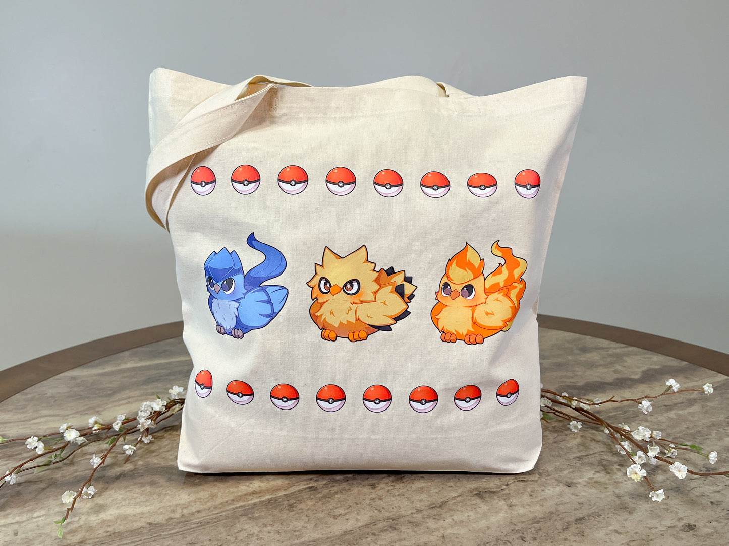 Articuno, Moltres, & Zapdos Tote Bag