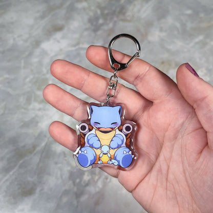 Blastoise & Squirtle Keychain