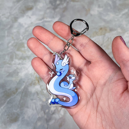 Dragonair & Dratini Keychain