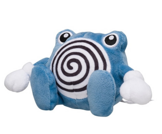 Poliwhirl Pokemon Fit Plush