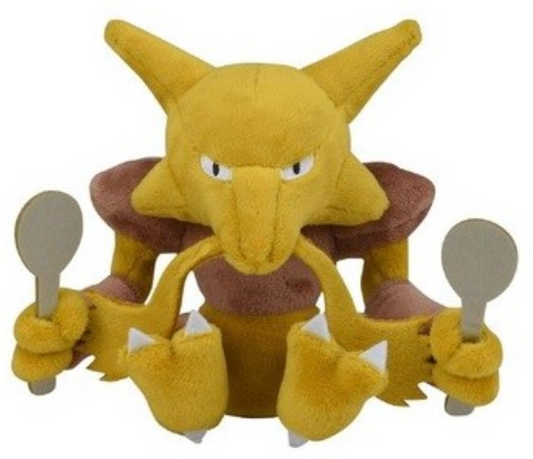 Alakazam Pokemon Fit Plush