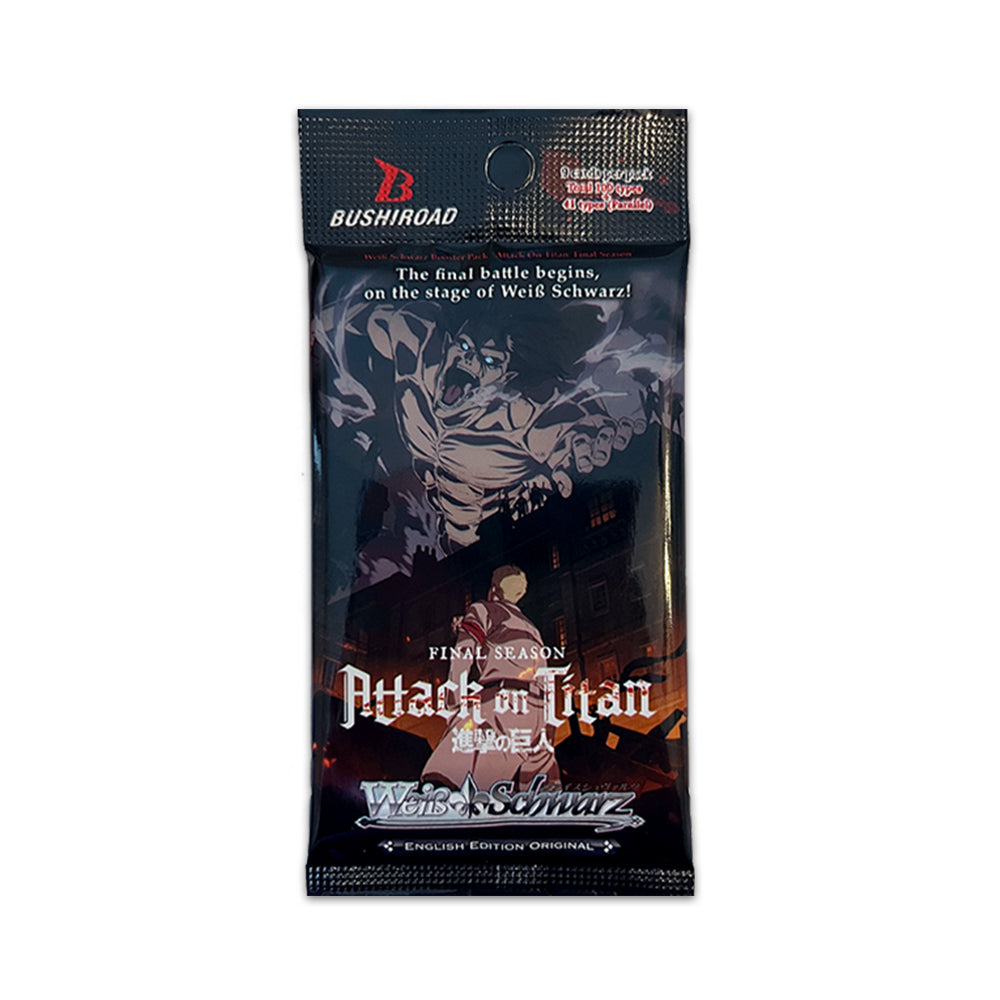 Weiss Attack On Titan Final Season Booster Pack