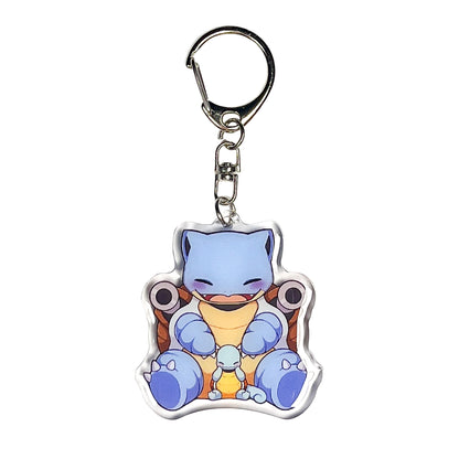 Blastoise & Squirtle Keychain