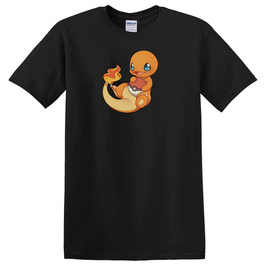 Charmander with Pokeball T-Shirt