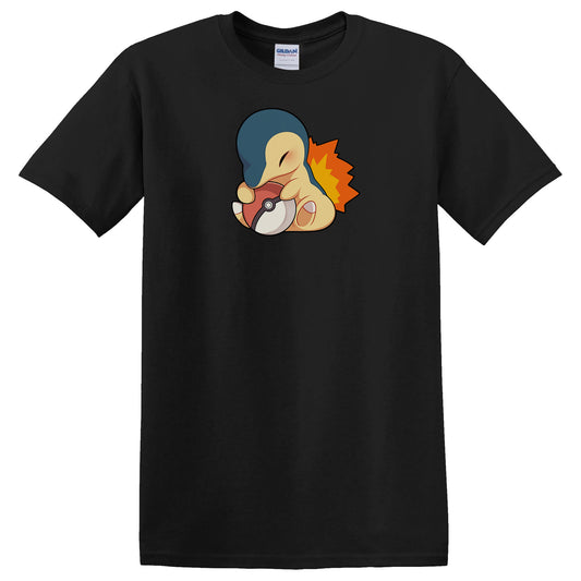 Cyndaquil with Pokeball T-Shirt
