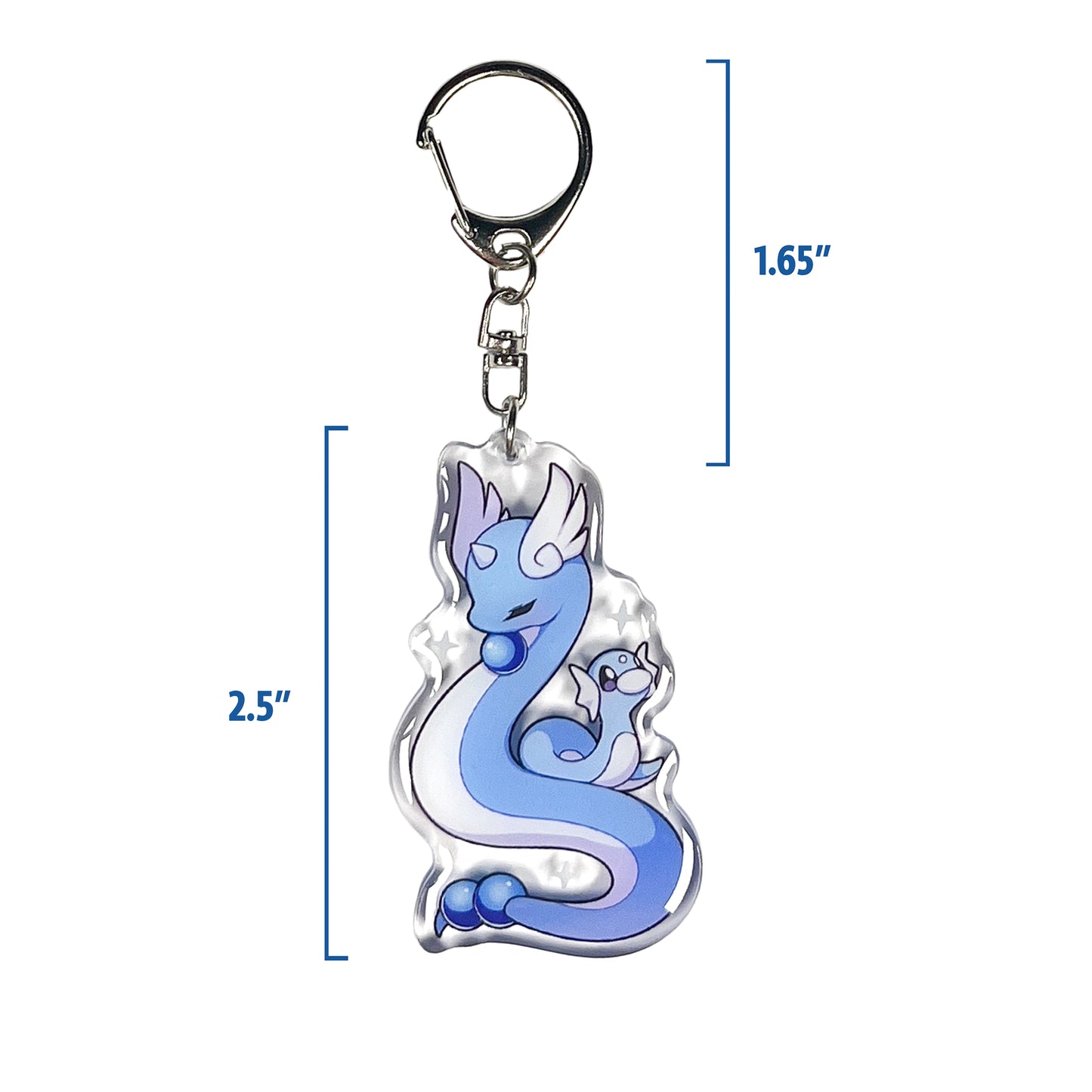 Dragonair & Dratini Keychain