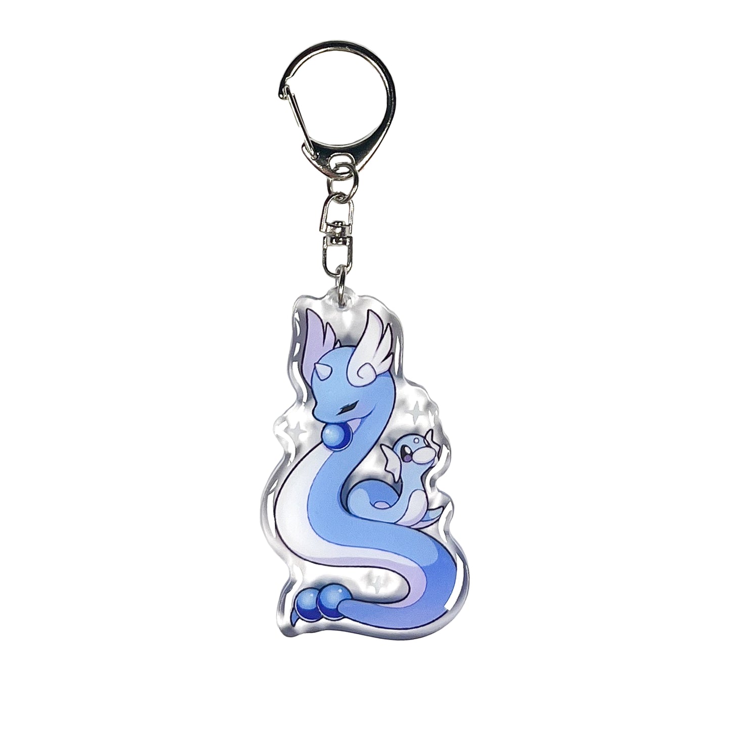 Dragonair & Dratini Keychain