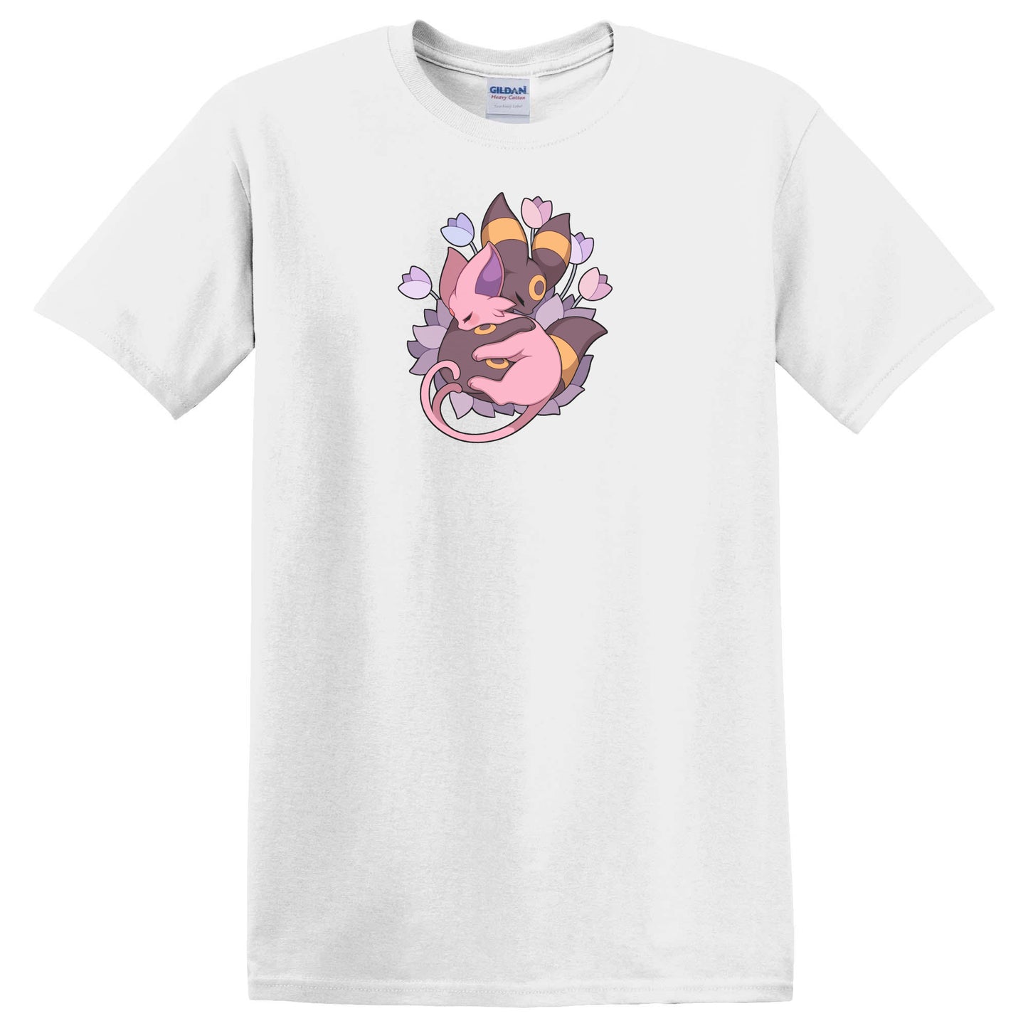Umbreon & Espeon Flowers T-Shirt