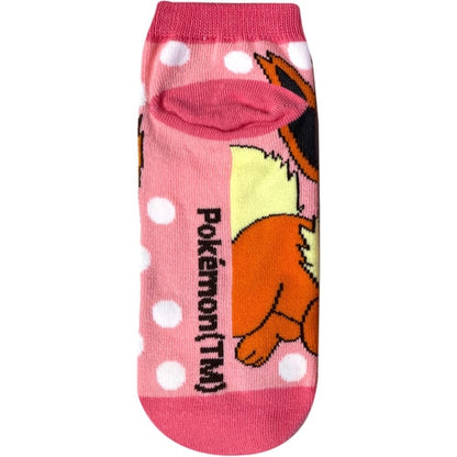 Flareon (Pink with Dots) Ankle Socks