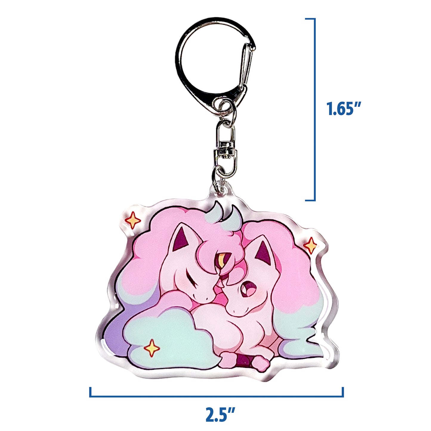 Galarian Ponytas Keychain