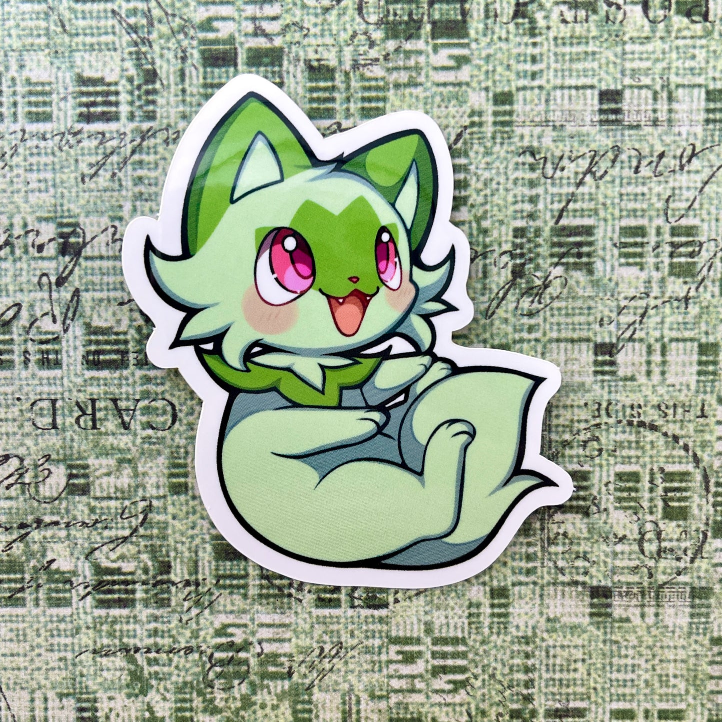 Sprigatito Vinyl Sticker