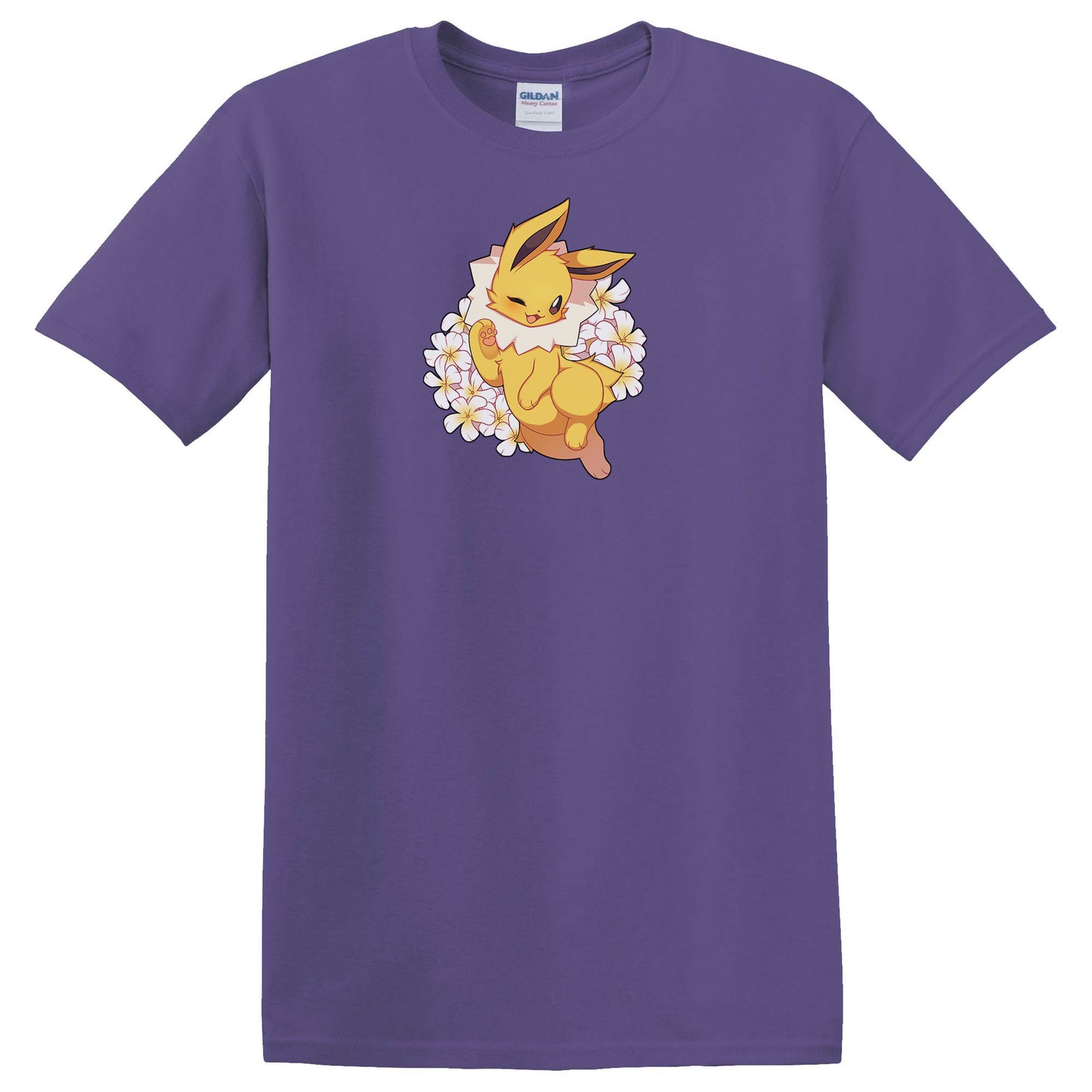 Jolteon with Flowers T-Shirt