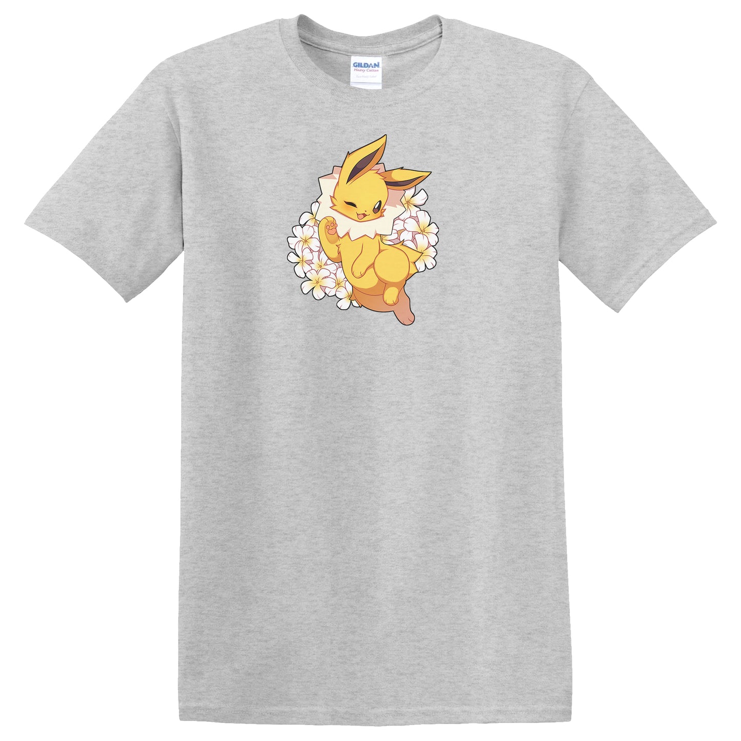 Jolteon with Flowers T-Shirt