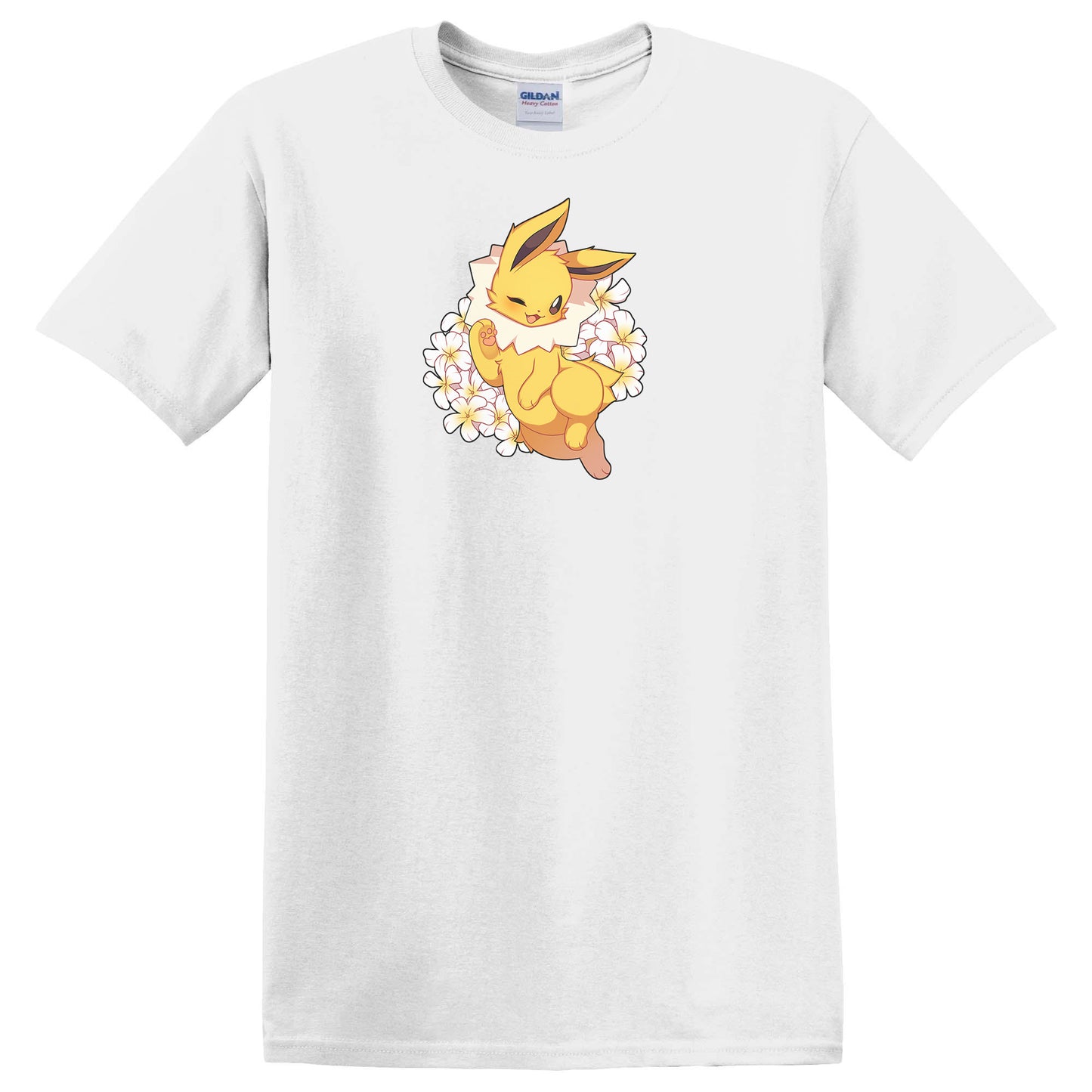 Jolteon with Flowers T-Shirt