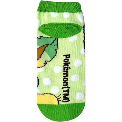 Leafeon (Green with Dots) Ankle Socks