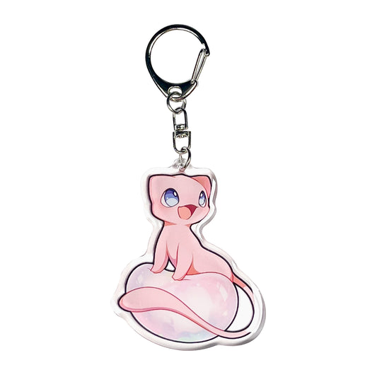 Mew with Bubble Keychain