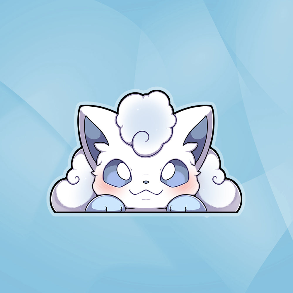 Alolan Vulpix Peeker Sticker