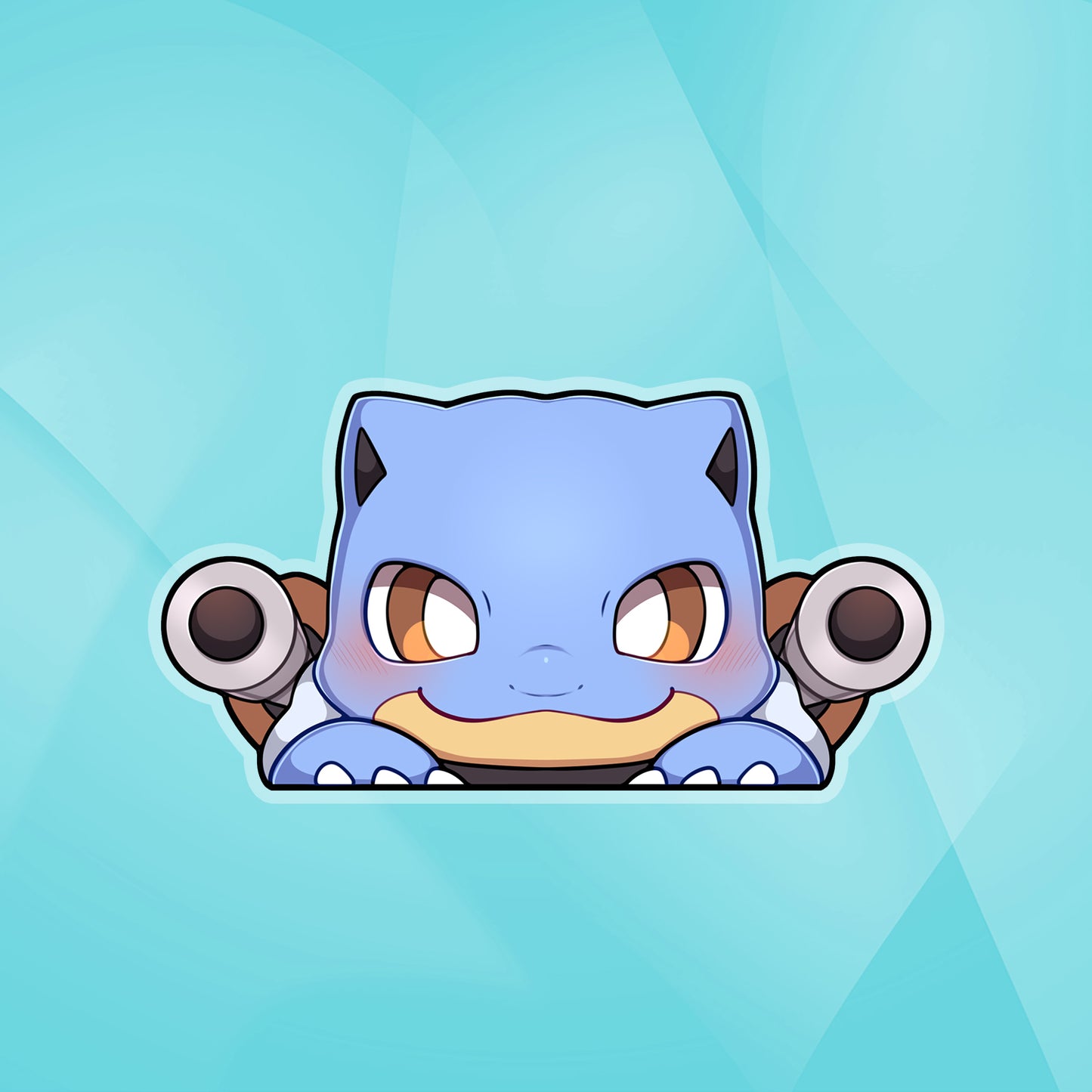 Blastoise Peeker Sticker