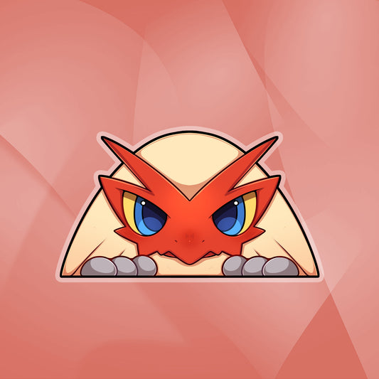 Blaziken Peeker Sticker