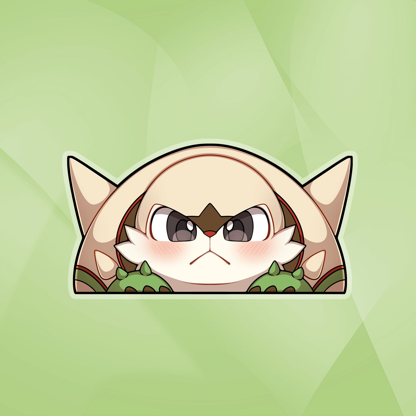 Chesnaught Peeker Sticker