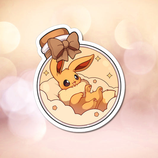 Eevee In A Bottle Vinyl Sticker