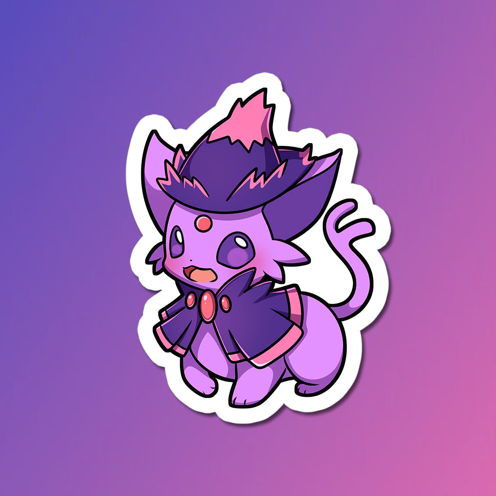 Espeon Mismagius Costume Vinyl Sticker