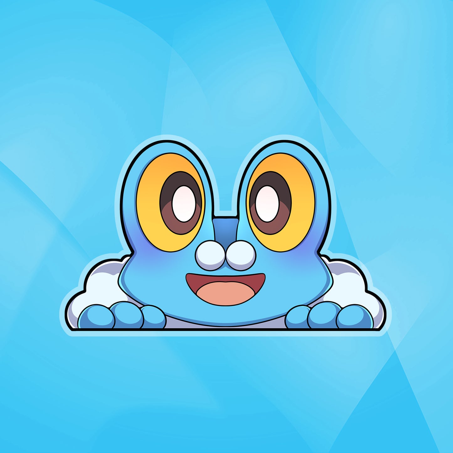 Froakie Peeker Sticker