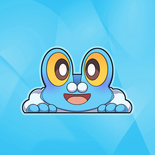 Froakie Peeker Sticker