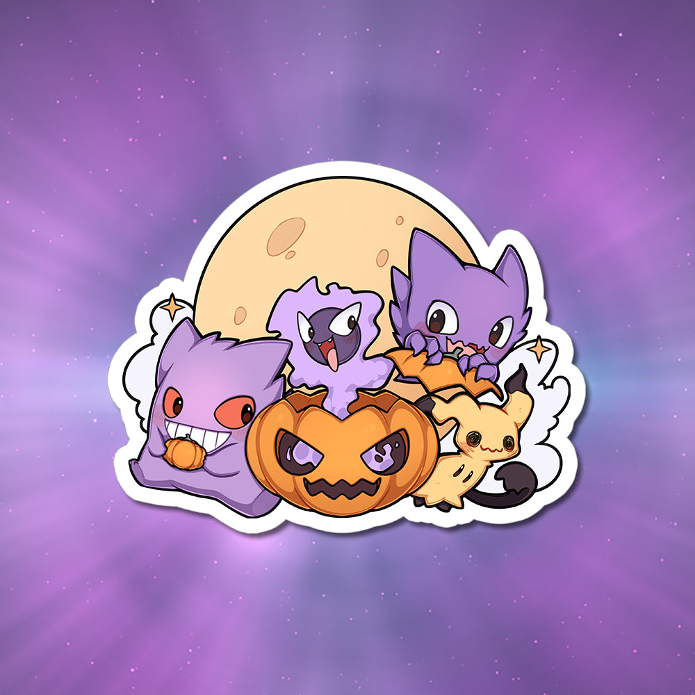 Halloween Ghost Squad Vinyl Sticker