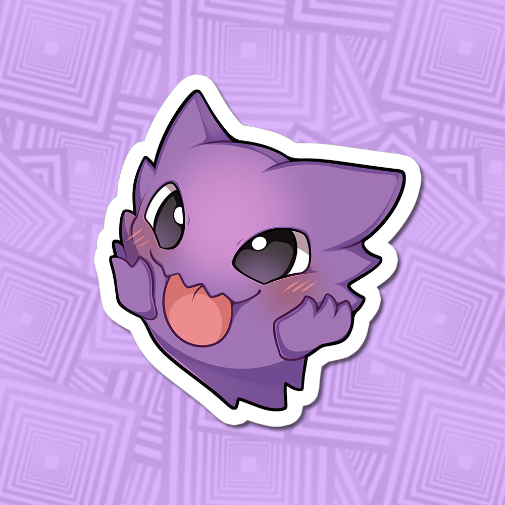 Haunter Tongue Vinyl Sticker