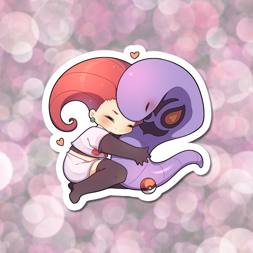 Jessie & Arbok Vinyl Sticker