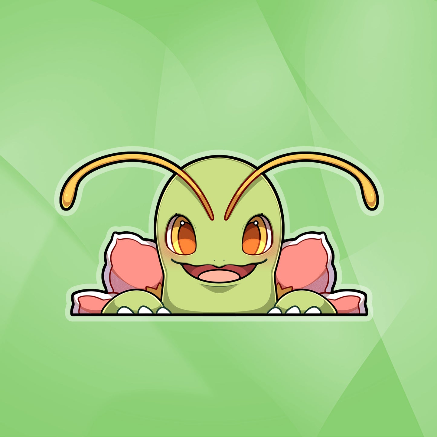 Meganium Peeker Sticker