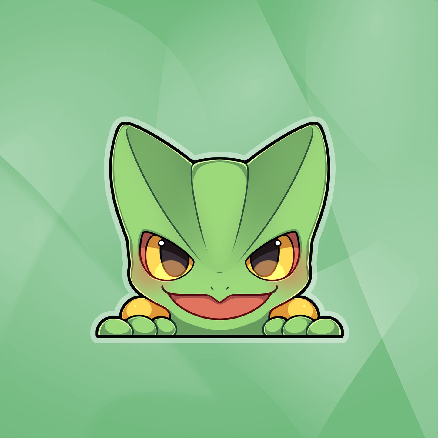 Sceptile Peeker Sticker