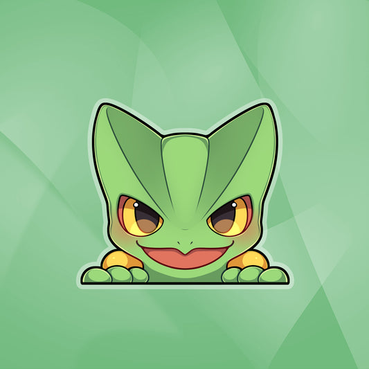 Sceptile Peeker Sticker