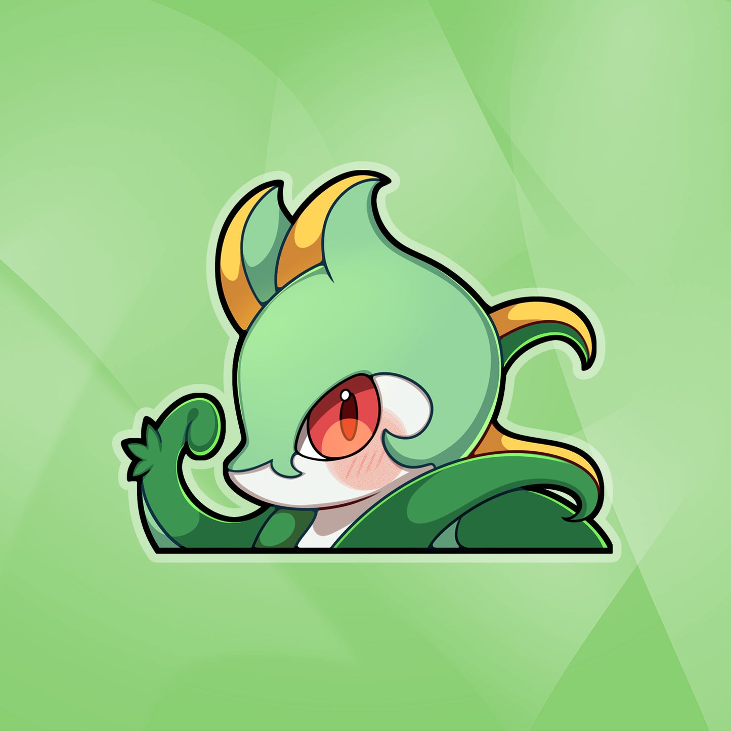 Serperior Peeker Sticker