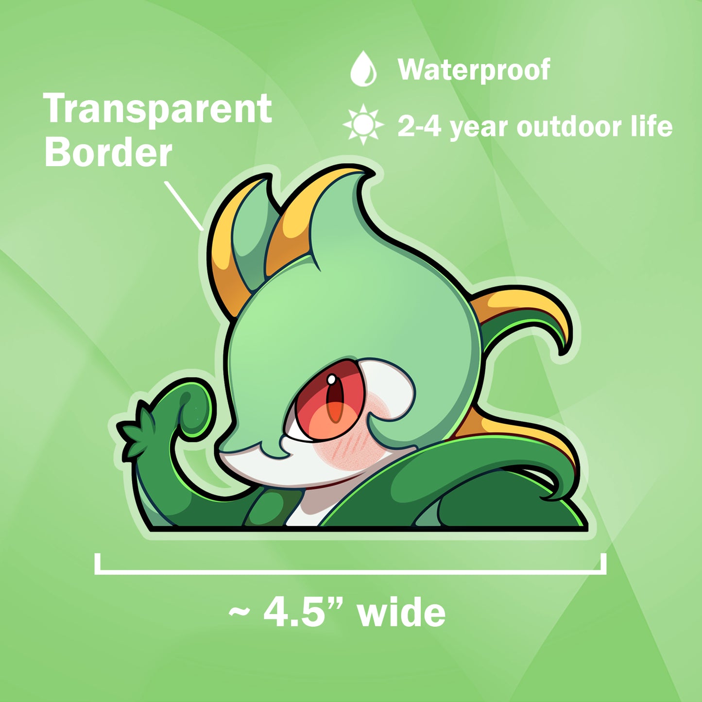 Serperior Peeker Sticker