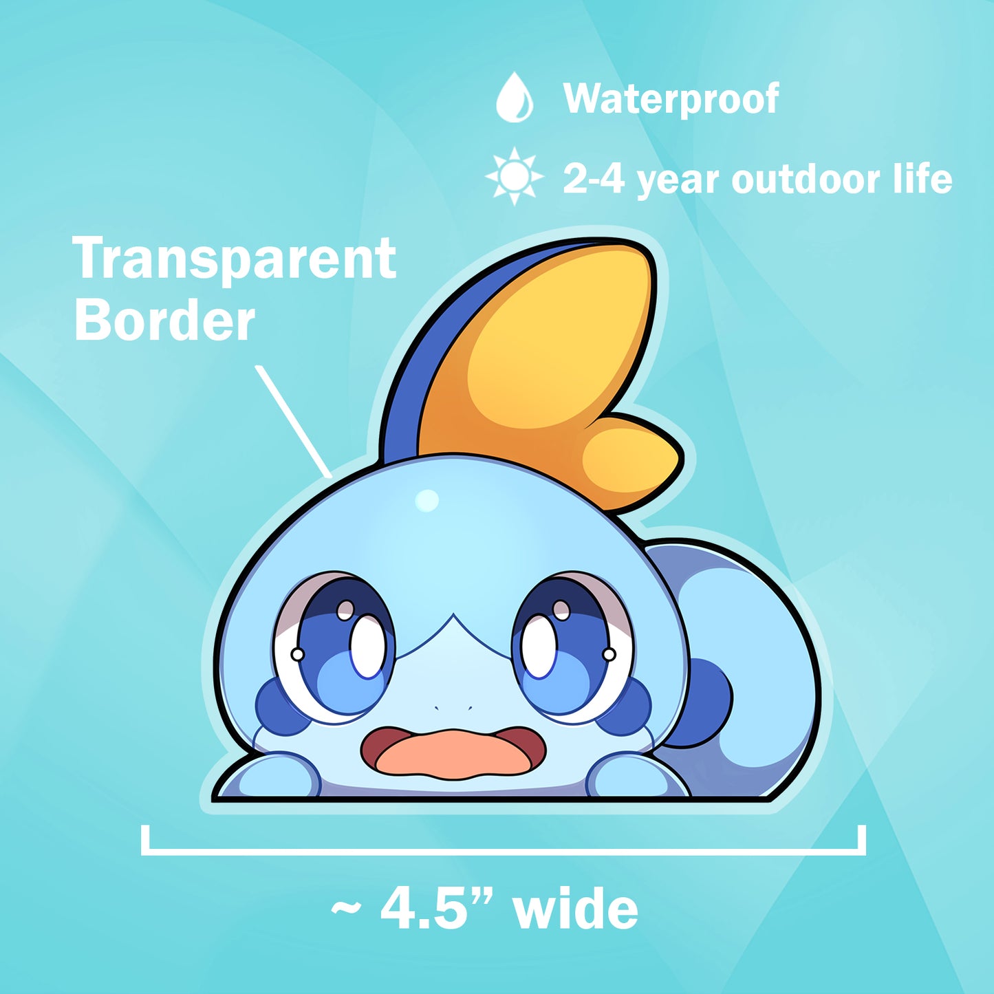 Sobble Peeker Sticker