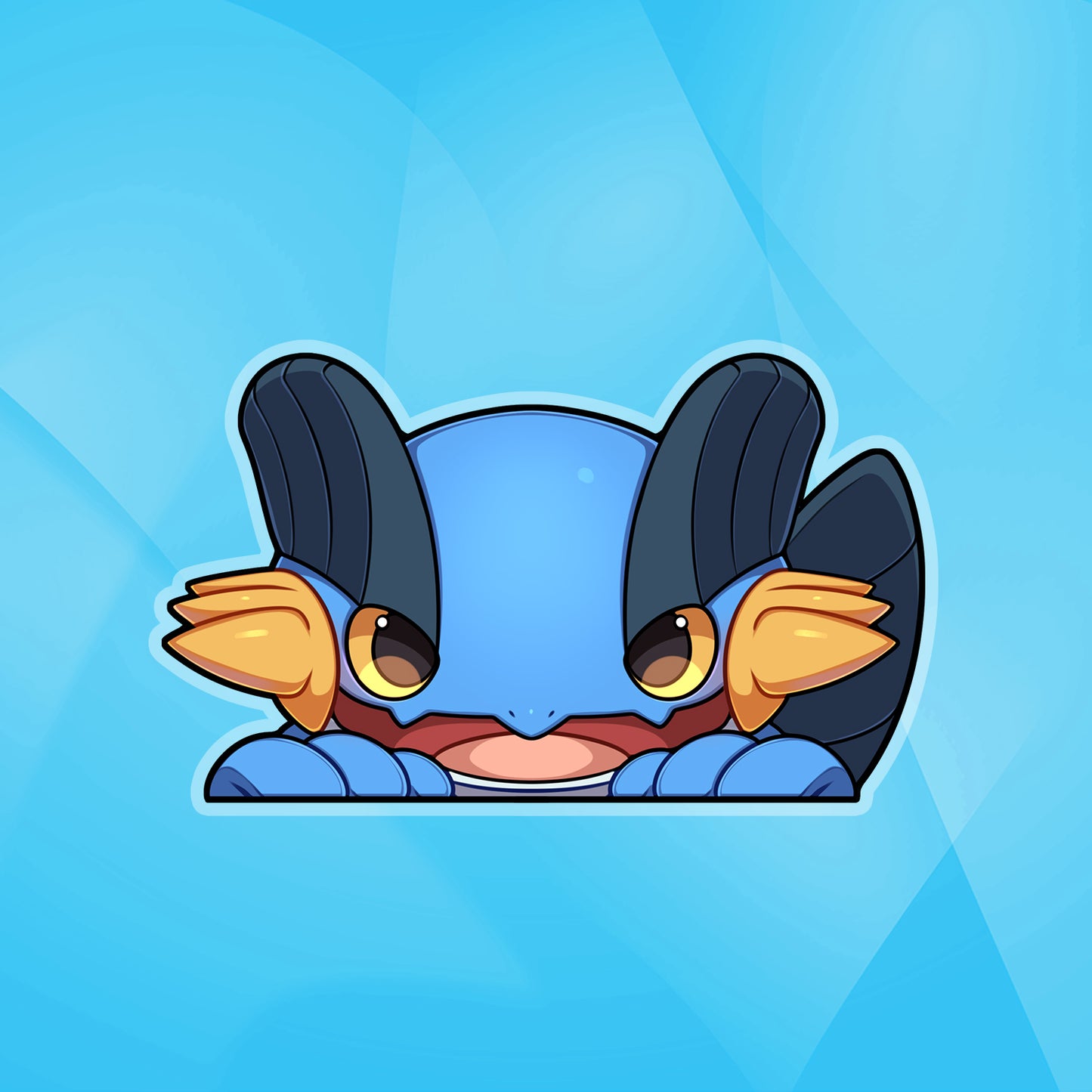 Swampert Peeker Sticker