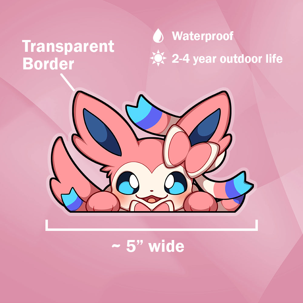 Sylveon Peeker Sticker