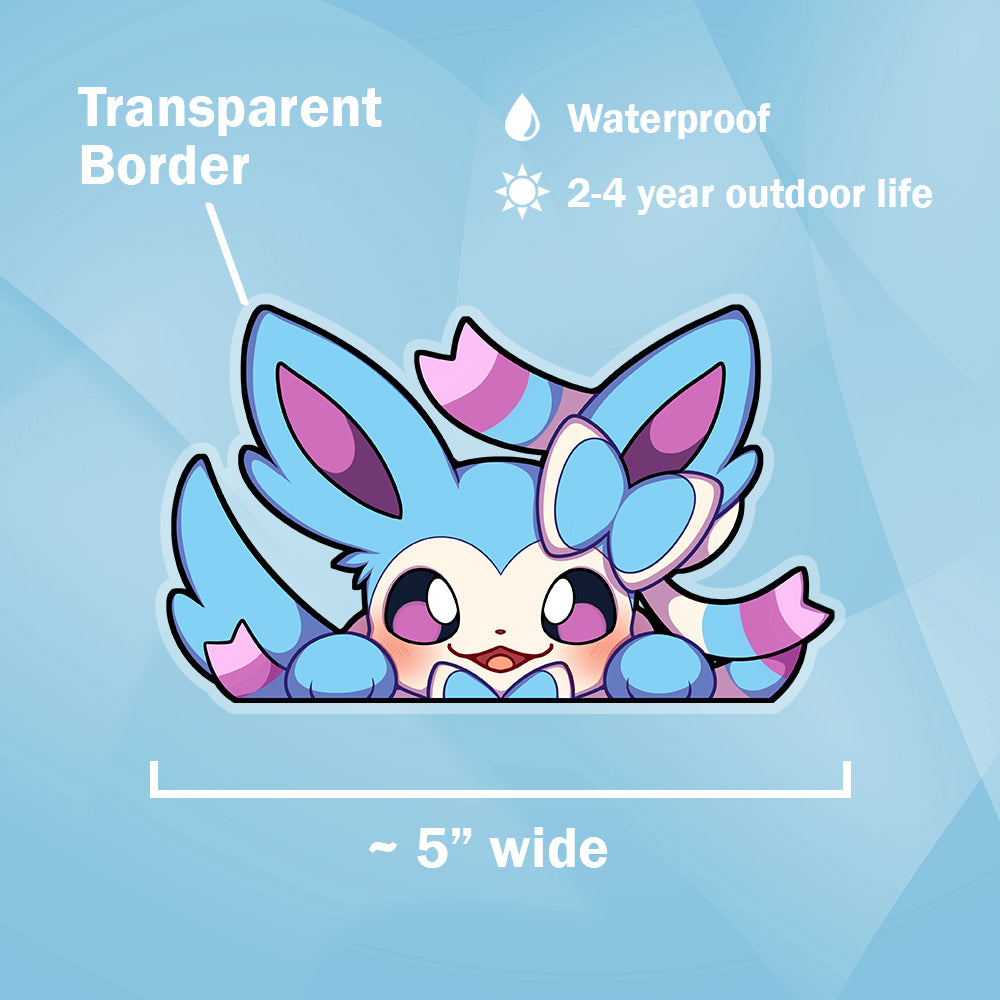 Sylveon (Shiny) Peeker Sticker