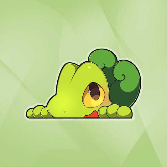 Treecko Peeker Sticker