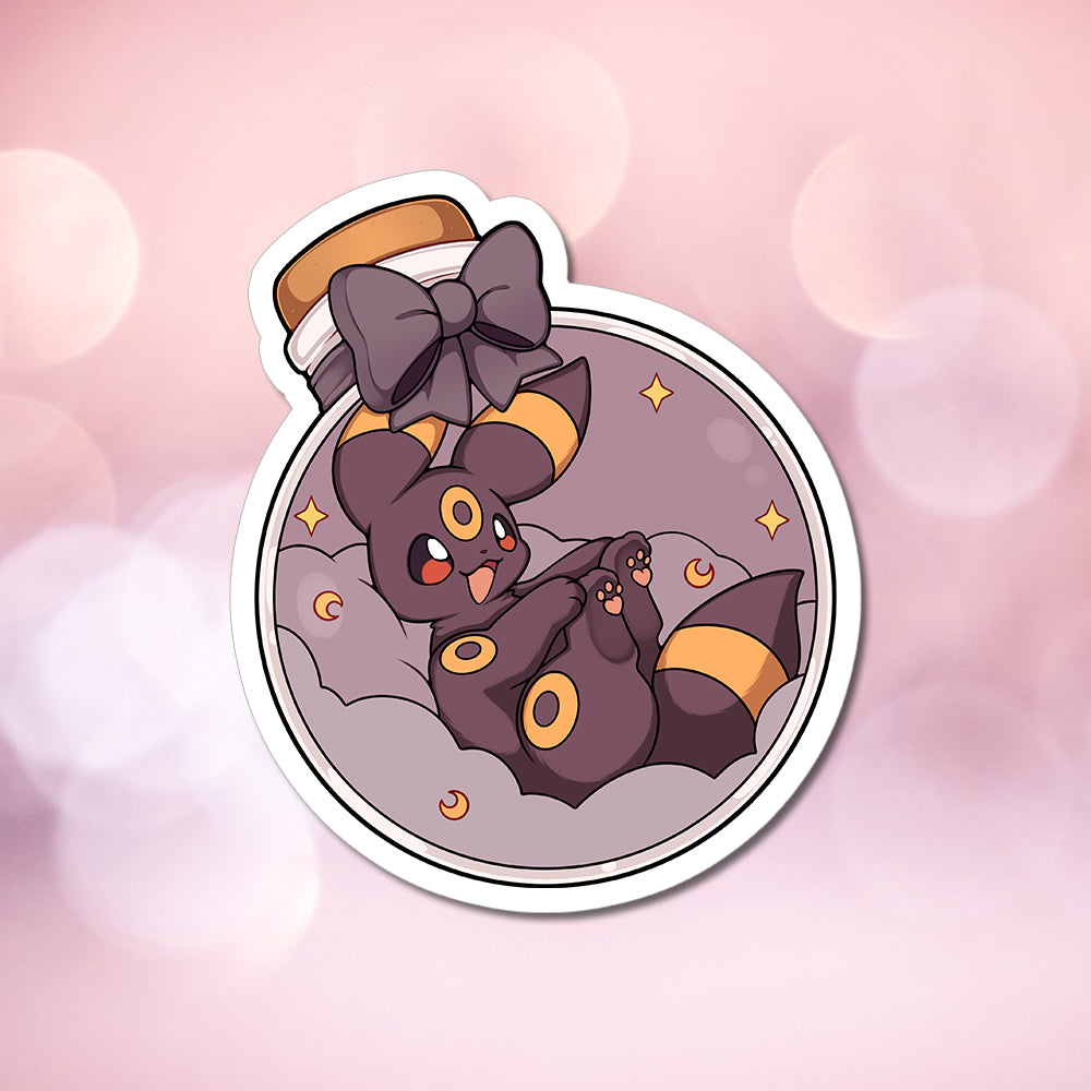 Umbreon In A Bottle Vinyl Sticker