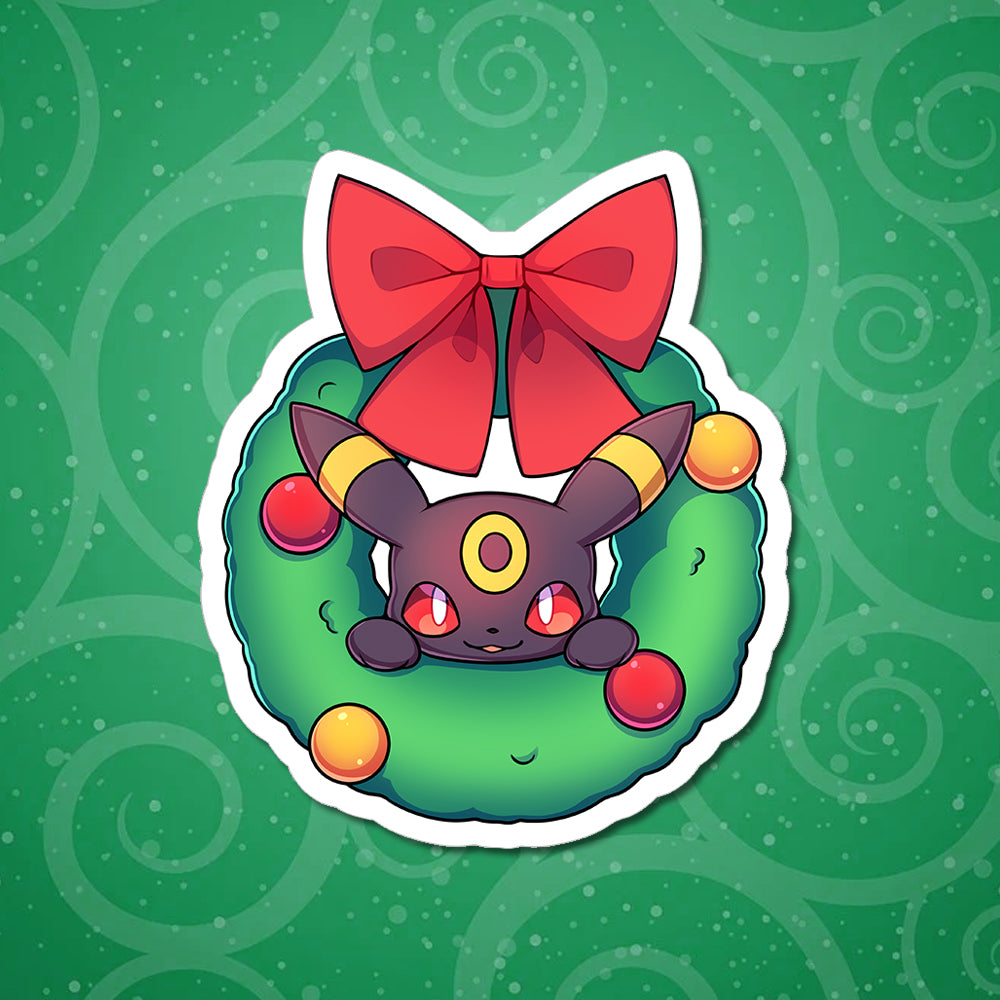 Umbreon Wreath Vinyl Sticker