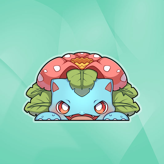 Venusaur Peeker Sticker